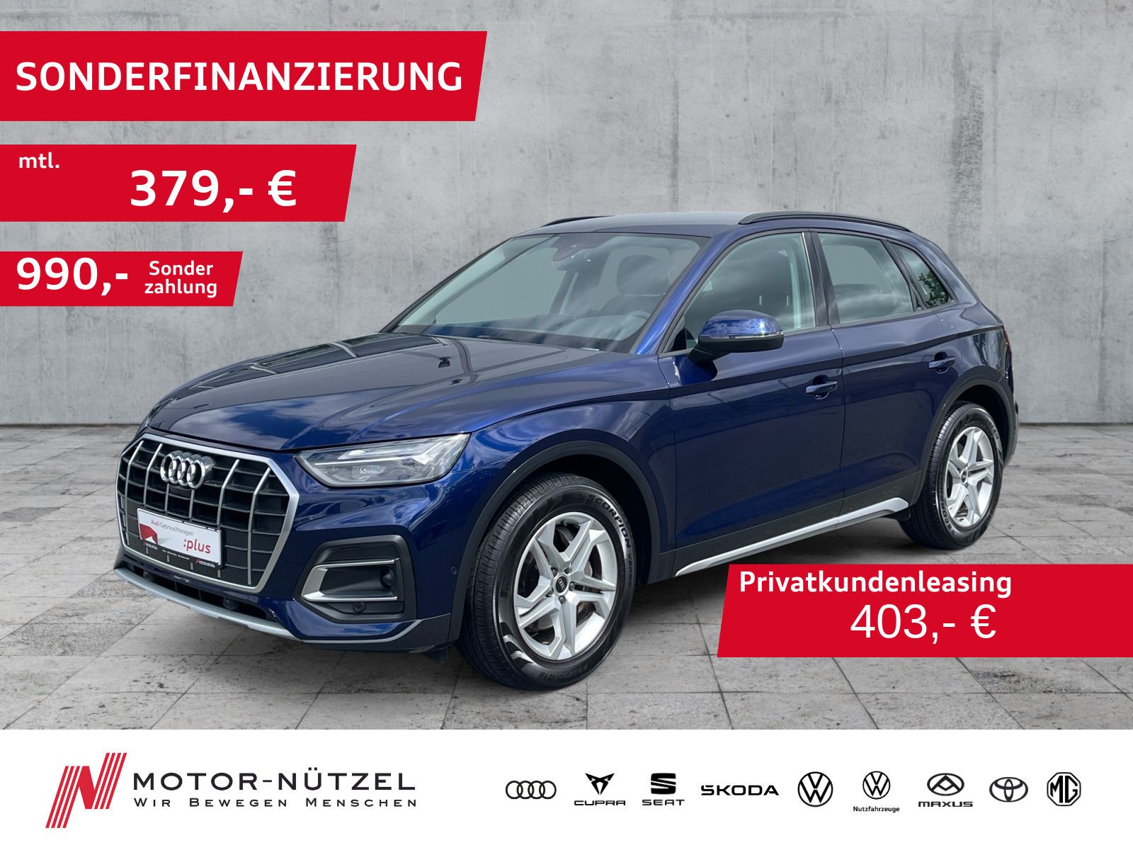 Audi Q5 35 TDI S-TR LED+NAV+ACC+SHZ+PLA+VC+360°+18"