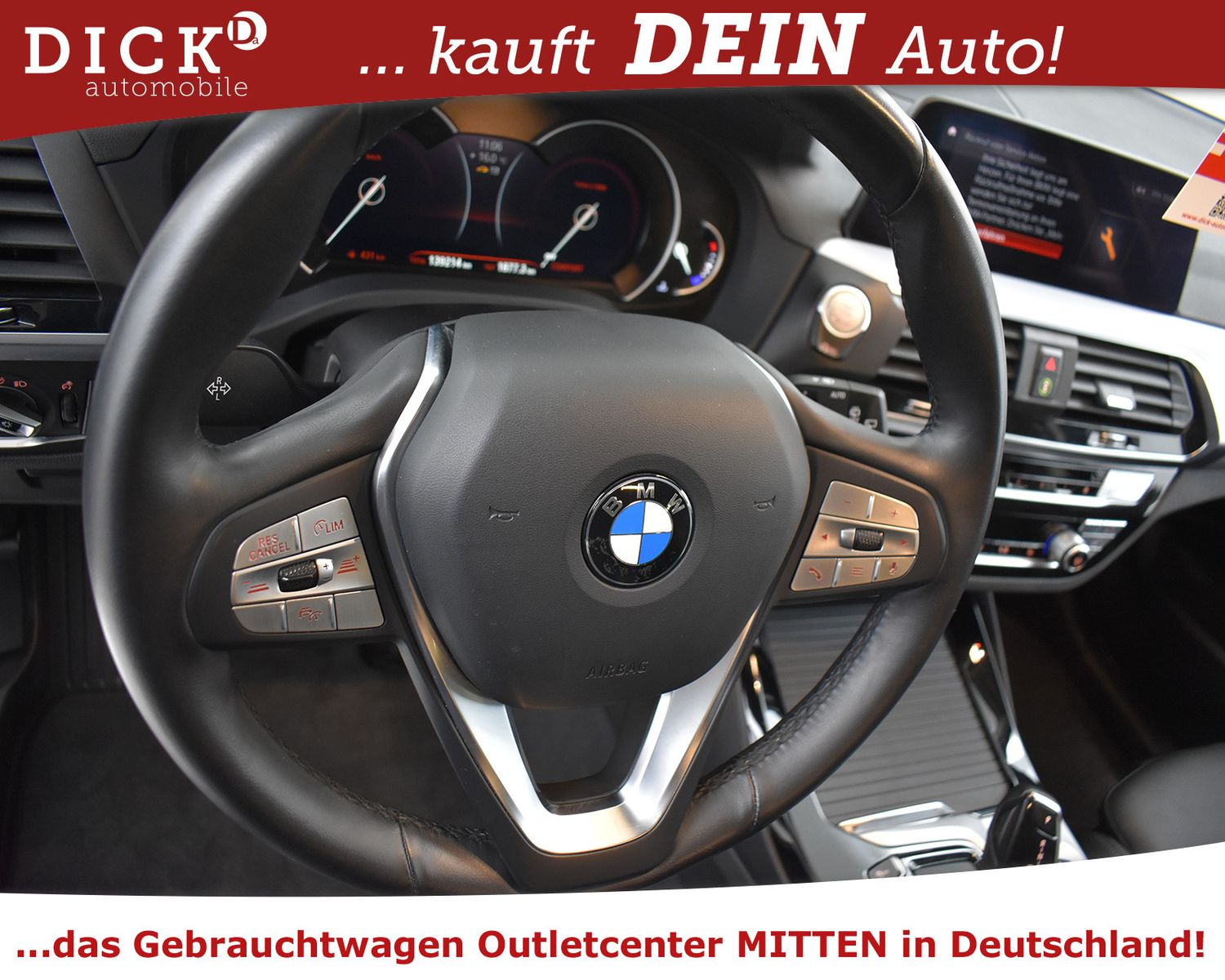 BMW X3 xDr 20d Aut Advan NAV+LED+AHK+ACC+LEDER+SHZ+M - Image 15