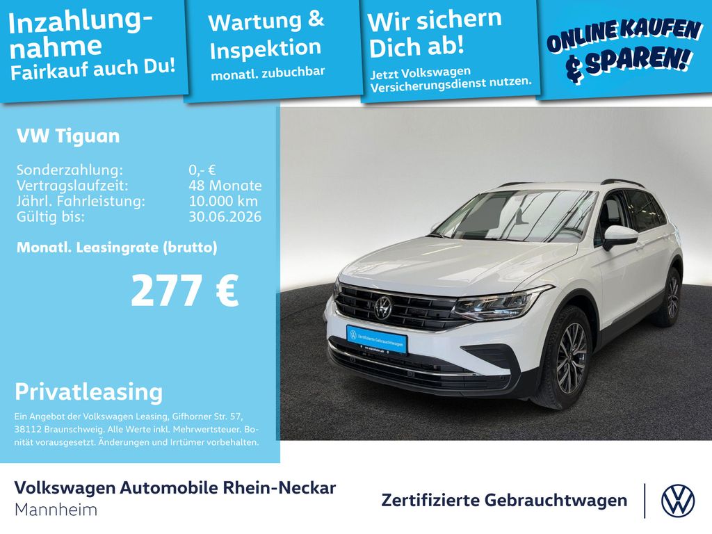 Tiguan 2.0 TDI Life DSG GAR2027 Navi AHK Kamera