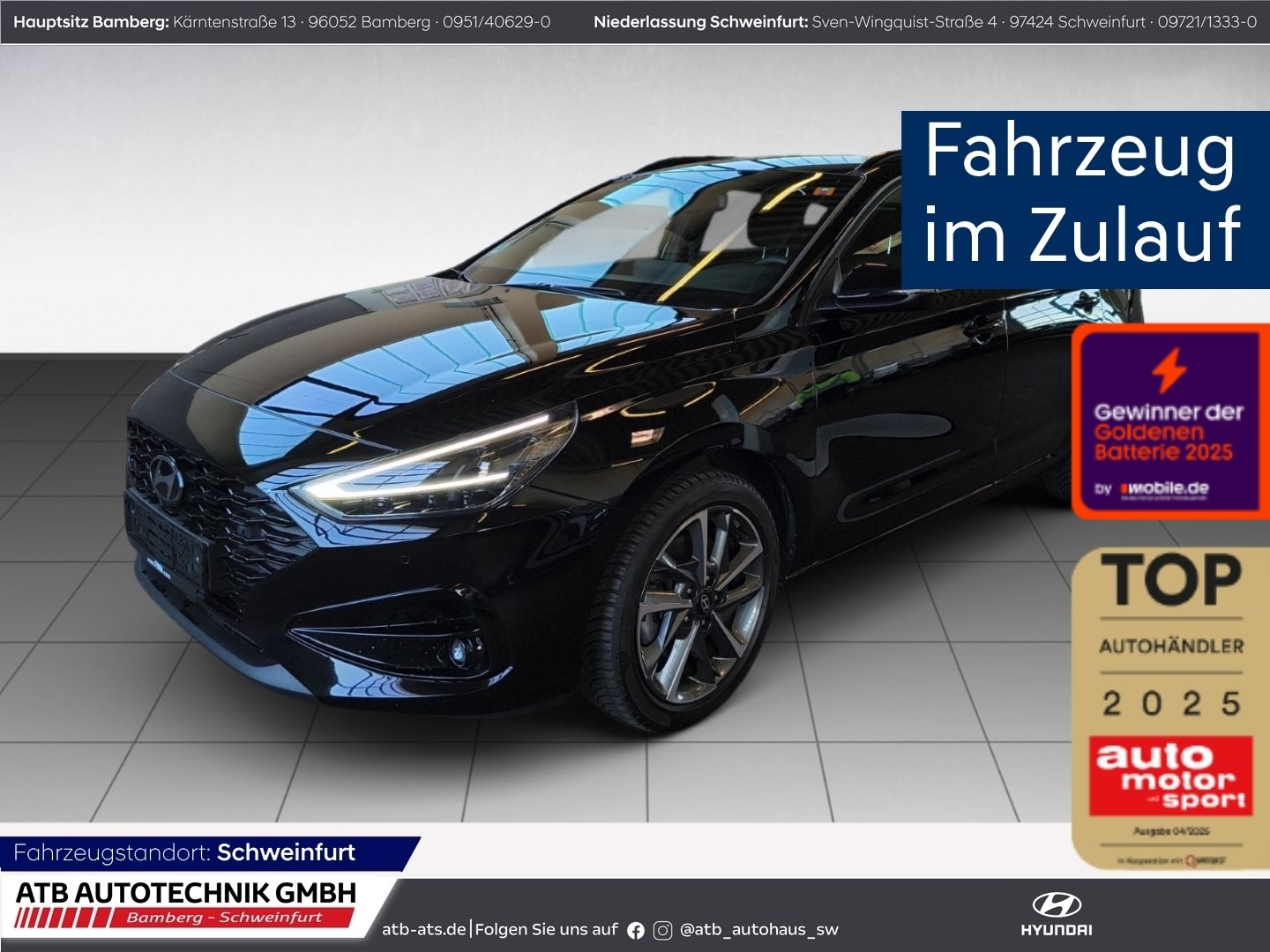 Fahrzeugabbildung Hyundai i30 Kombi Advantage 1.5 T-GDi 48V DCT