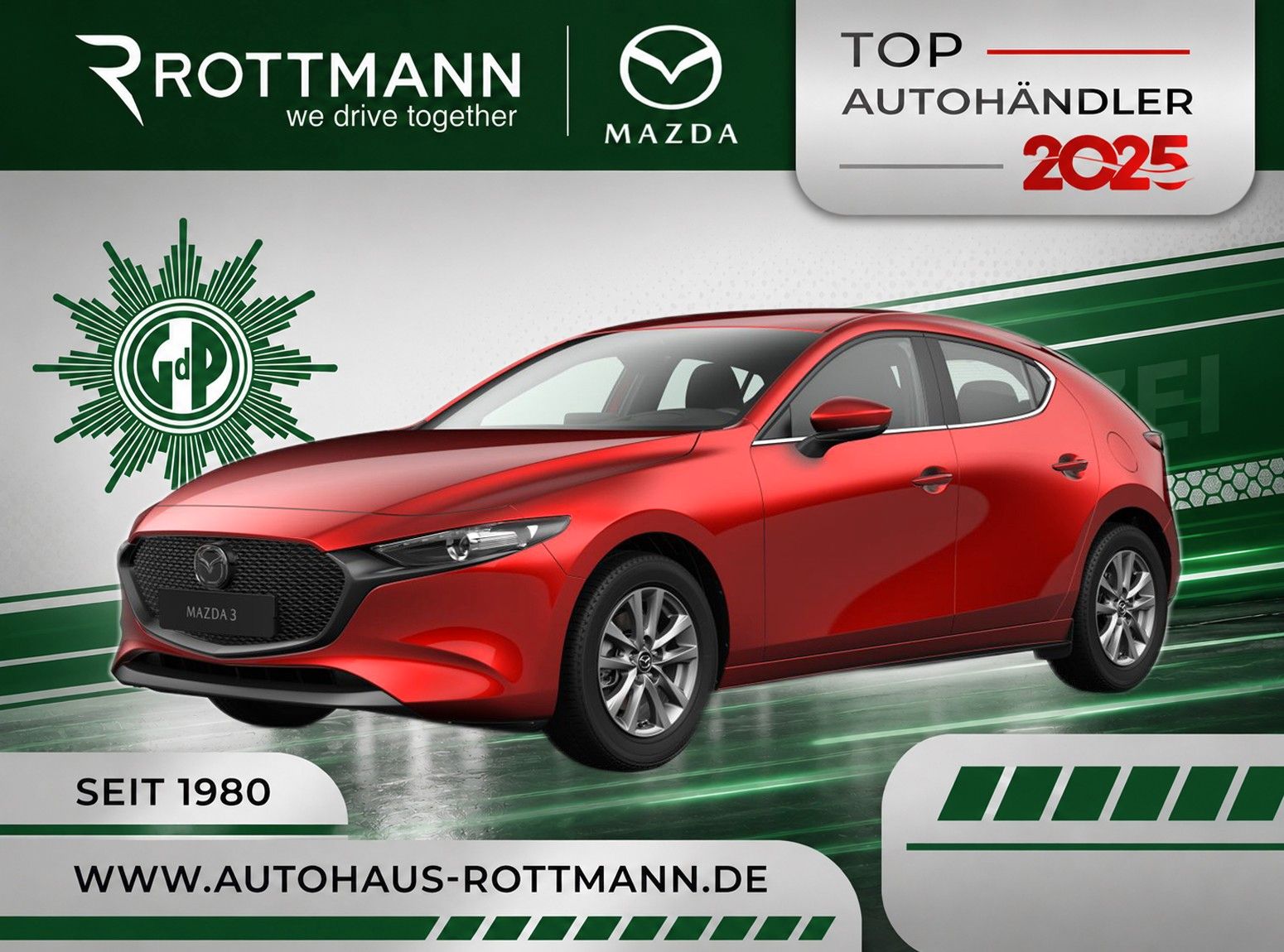 Mazda 3 2027 SKYACTIV 140ps Aut PRIME-Line NAV ACC HUD