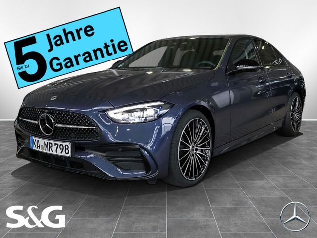 Mercedes-Benz C 220 d 4M AMG MBUX+360°+DIG-LED+Schiebedach+AHK