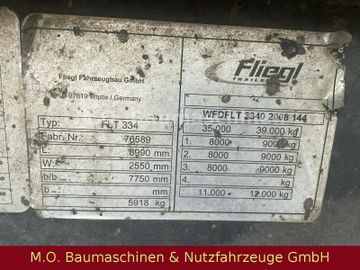 Fahrzeugabbildung Fliegl FLT 334  / Kipper / 3 Achser / Luft / Plane /