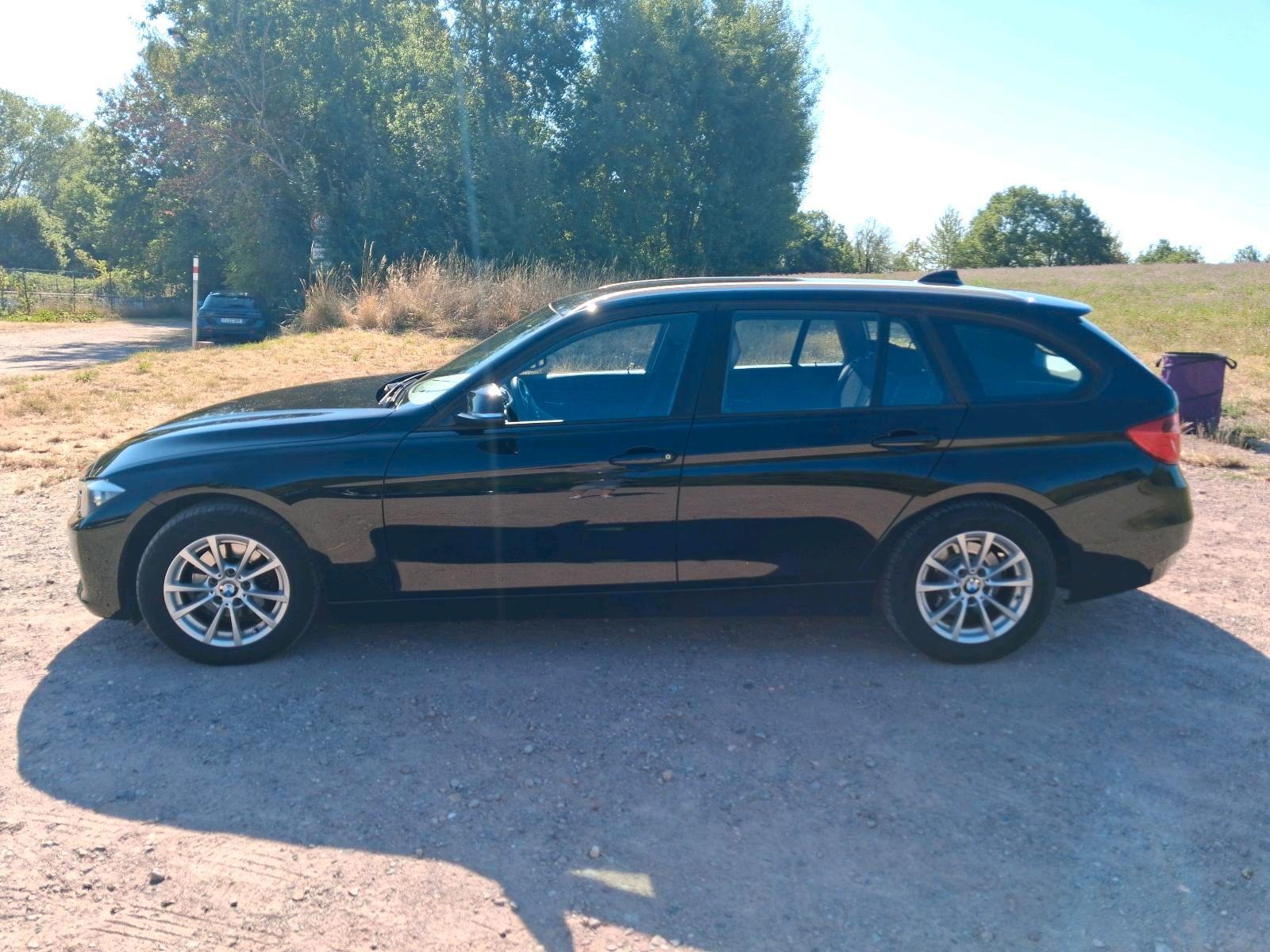 BMW 316 2013 — rear view