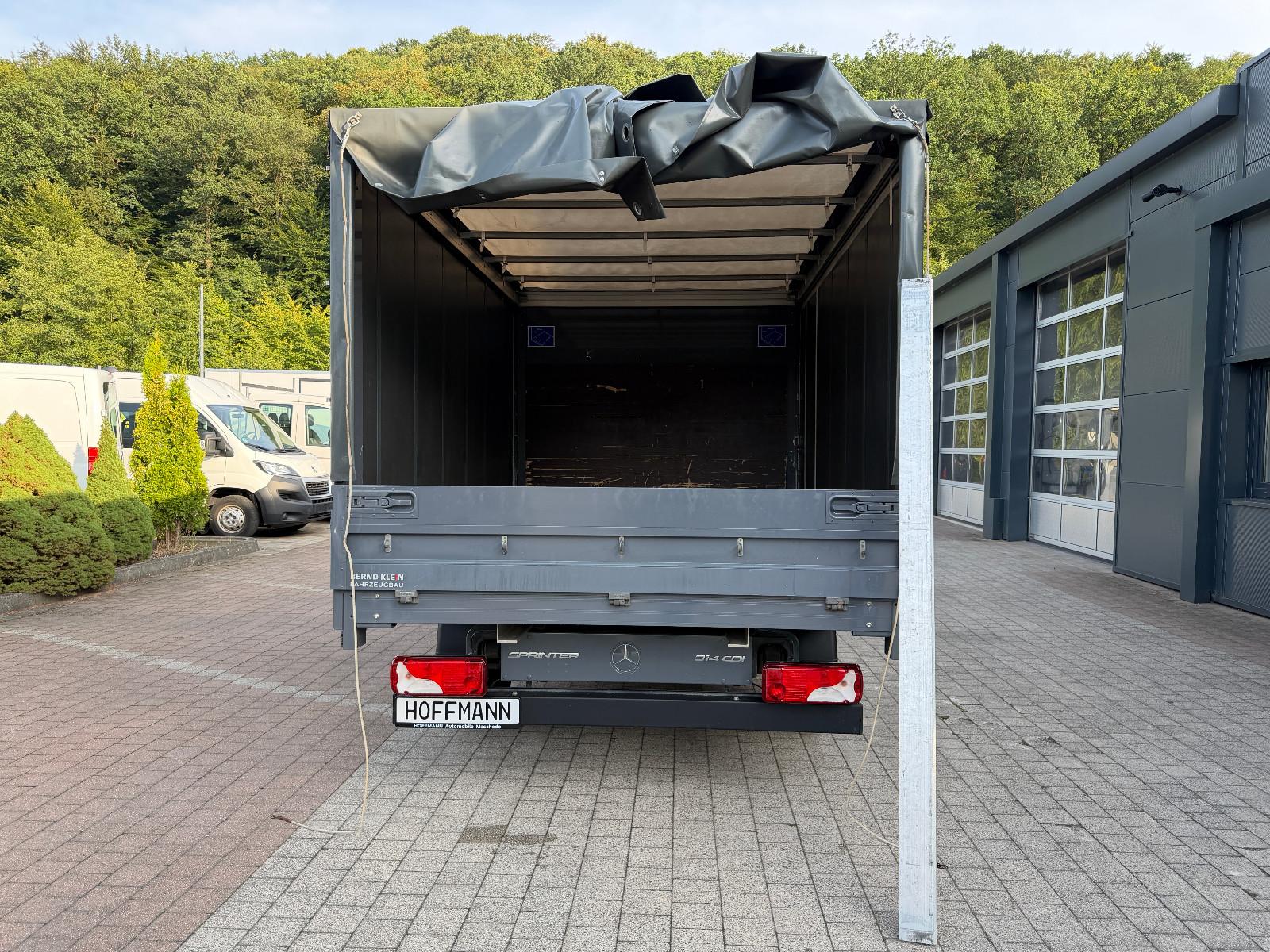 Mercedes-Benz Sprinter 314 CDI Pritsche + Schiebe Plane 3,5t