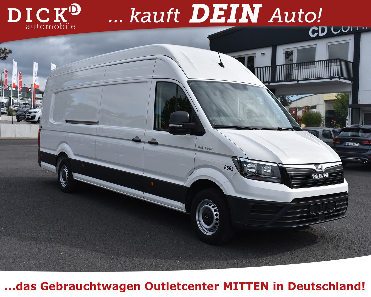 MAN TGE 3.140 H2L5 Maxi Extra LANG >KAMERA+NAVI+DAB+ - Image 2