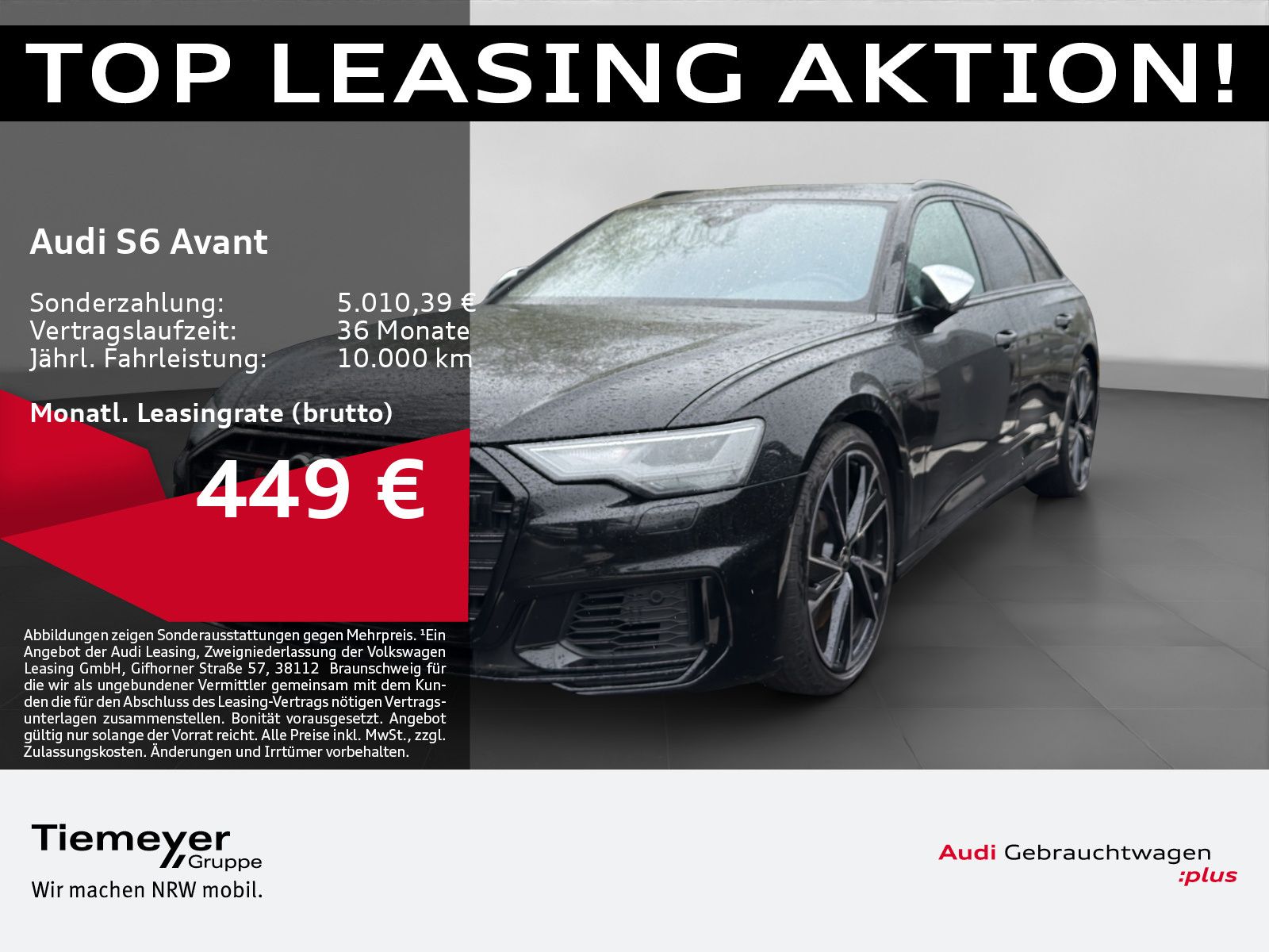AUDI S6 Avant TDI Q LM21 LEDER OPS STDHZG