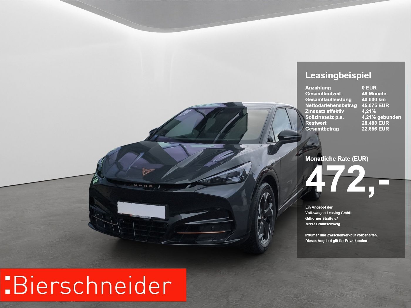 Cupra Tavascan Endurance LED NAVI ACC SIDEASS 82KWH WÄ