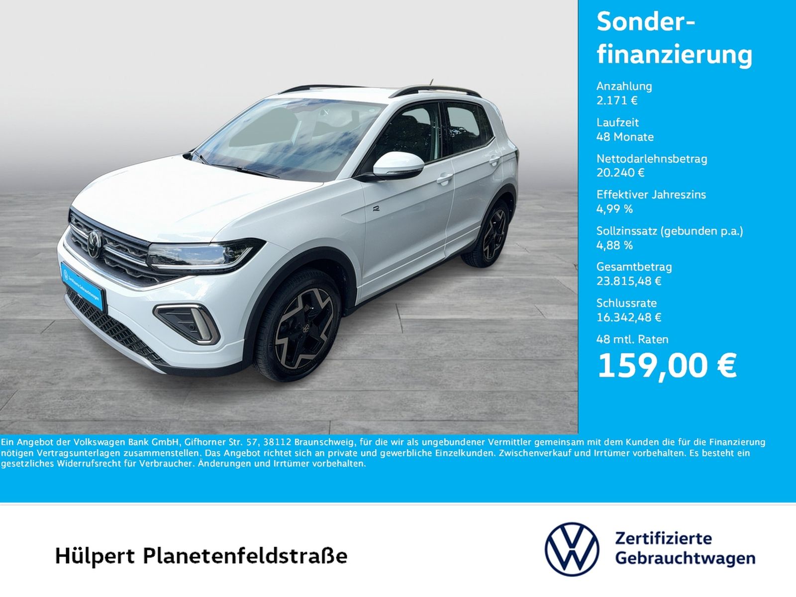 Volkswagen T-Cross 1.0 R-LINE ACC LM17 MATRIX NAVI CARPLAY foto 1