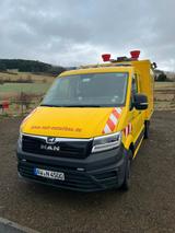 MAN TGE 3.180 Doka, Standheizung, Koffer, Warntafel! - MAN TGE mit Anhängerkupplung