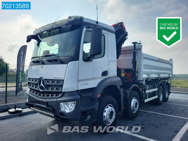 Mercedes-Benz Arocs 3745 8X4 NEW! Palfinger PK33002 Kran Crane