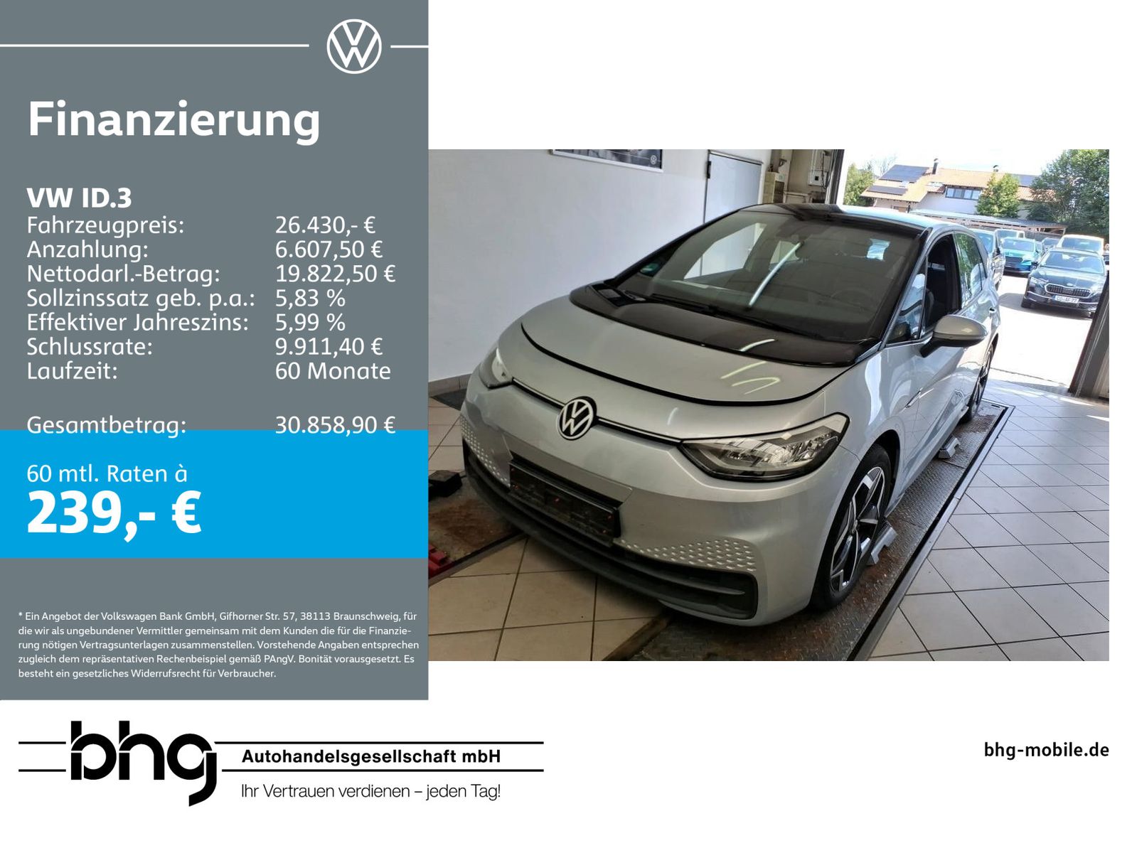 Volkswagen ID.3 Pro Performance Autom.