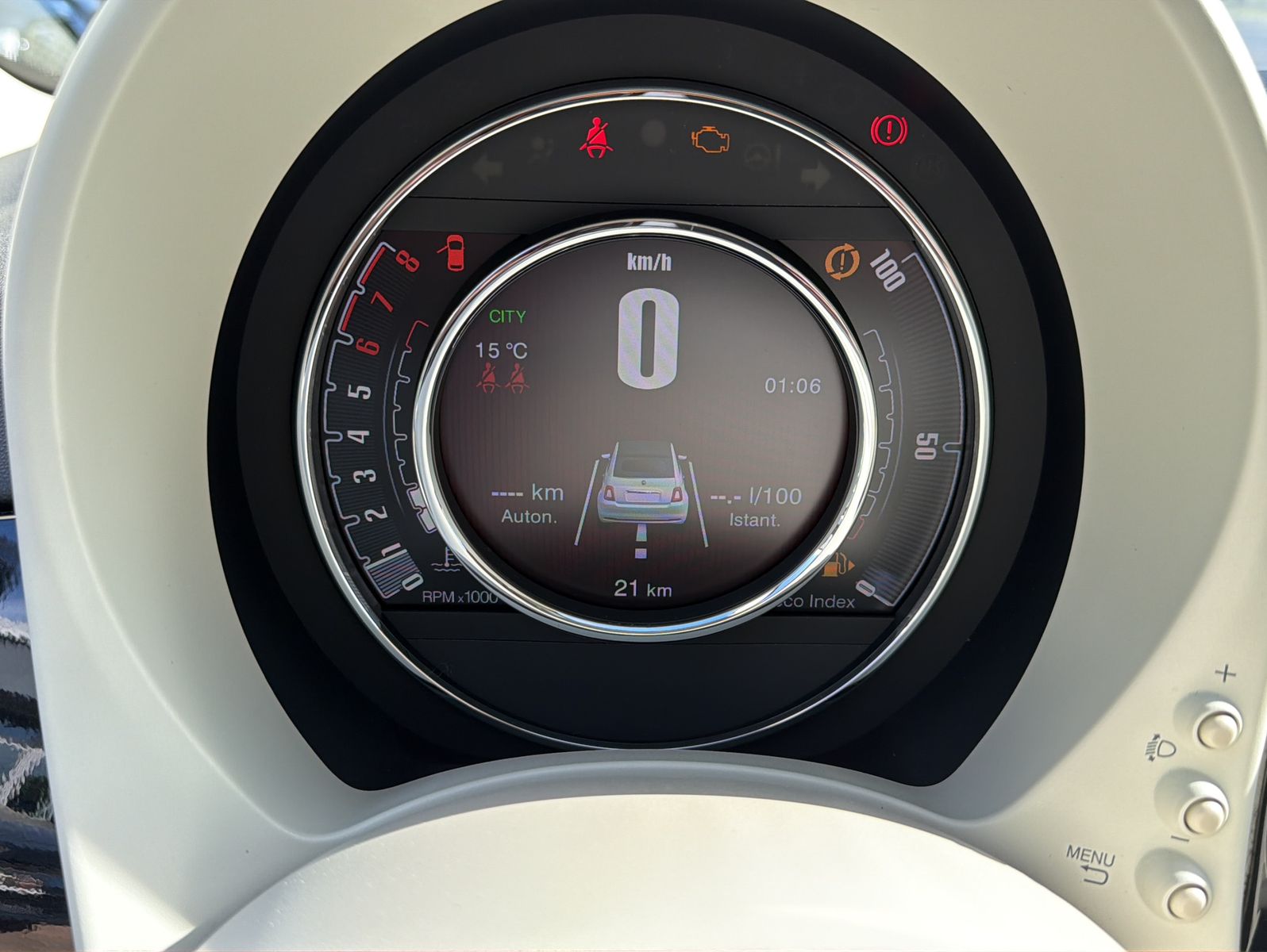 Fahrzeugabbildung Fiat 500C Dolcevita nur 20KM, Klimaautomatik
