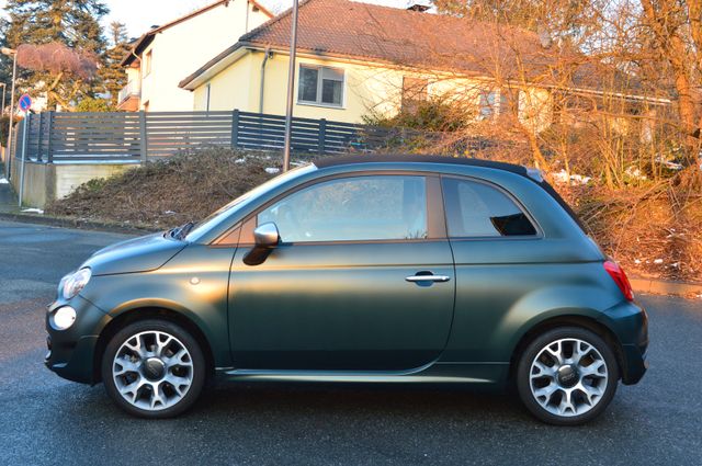 Fiat 500 RockStar-Cabrio-SPORT-LEDER-NAVI- PDC-TOP