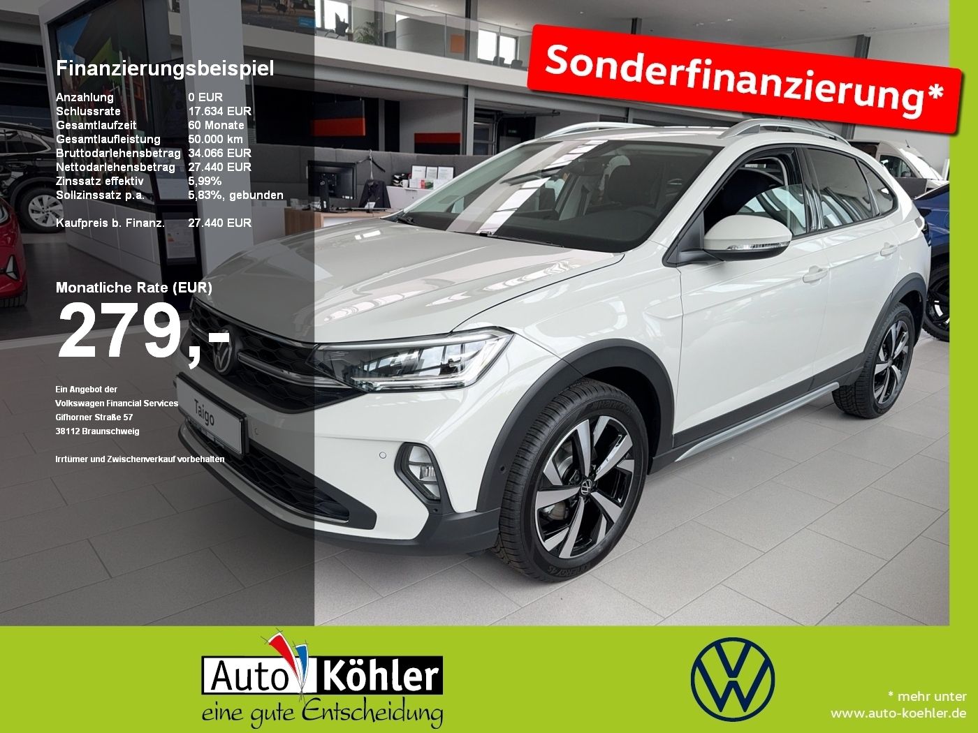 Volkswagen Taigo Style AHK/CarPlay/Kamera/Matrix/ACC/AHK