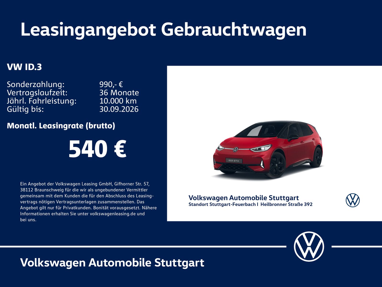 Volkswagen ID.3 GTX Navi Kamera Standheizung foto 1