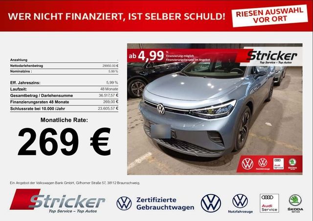 Volkswagen ID.4  Pro Performance 150/77 269,-ohne Anzahlung