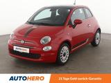 Fiat 500 1.2 Lounge Aut.*PDC*PANO*KLIMA*TEMPO* - Fiat 500: Rot, Schiebedach