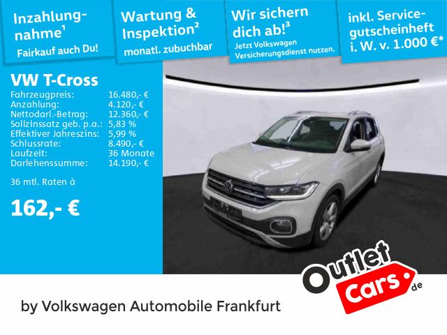 Volkswagen T-Cross 1.0 TSI Style Navi LED Scheinwerfer Spur