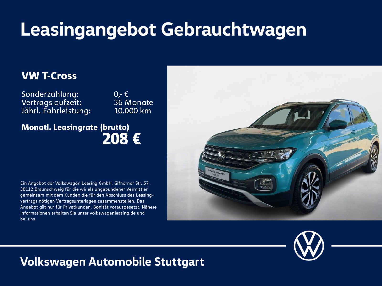 Volkswagen T-Cross Active 1.0 TSI Navi ACC SHZ PDC