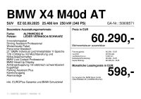 BMW X4 M40 - Vorschau Bild 3
