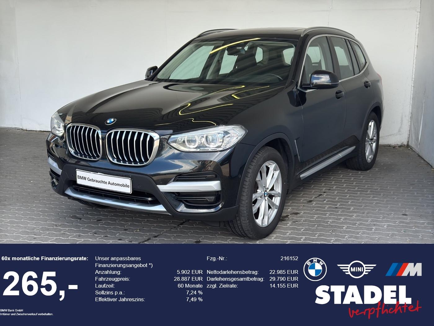 BMW X3 xDrive20iA xLine Navi.LED.HuD.AHK.Pano.RFK