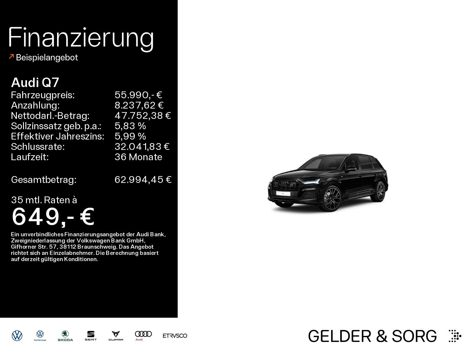 Audi Q7 SUV 50 TDI qu.S line AHK*Stand*Pano*Air*Matri