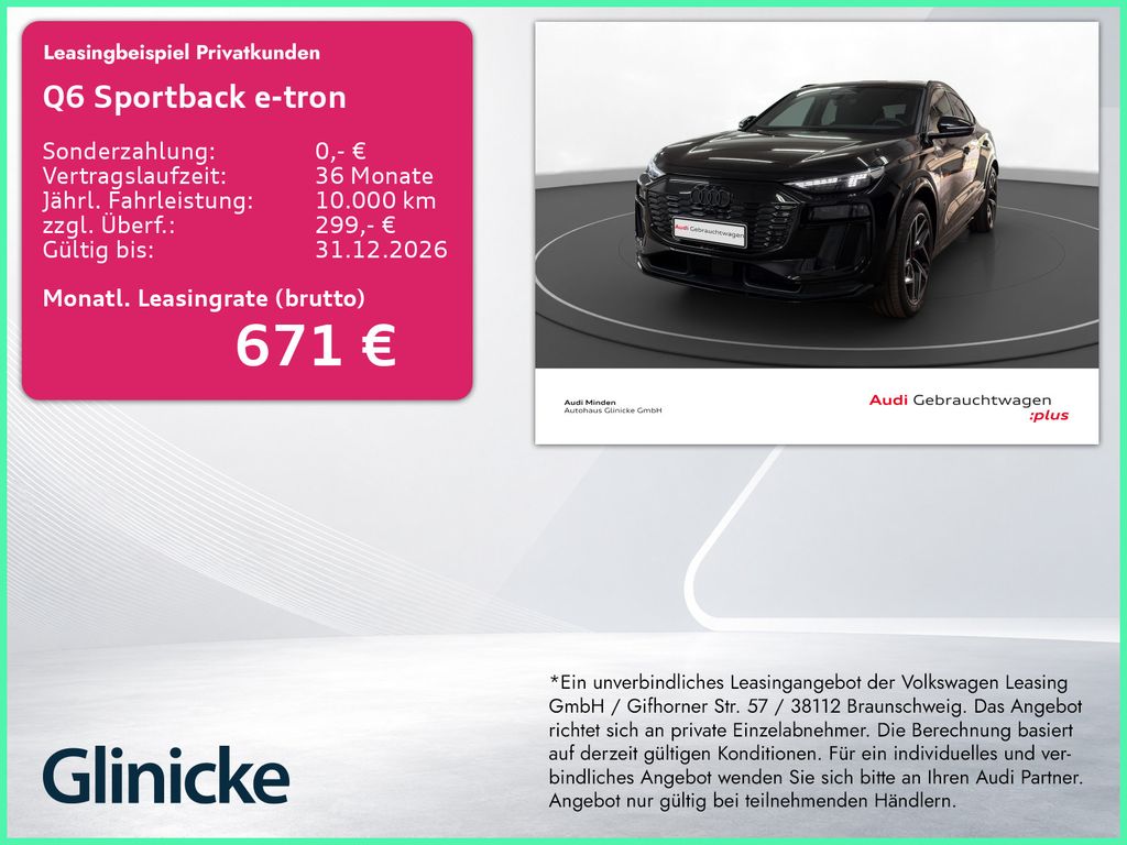 Audi Q6 Sportback e-tron qu. S line Luft AHK LED LM 2