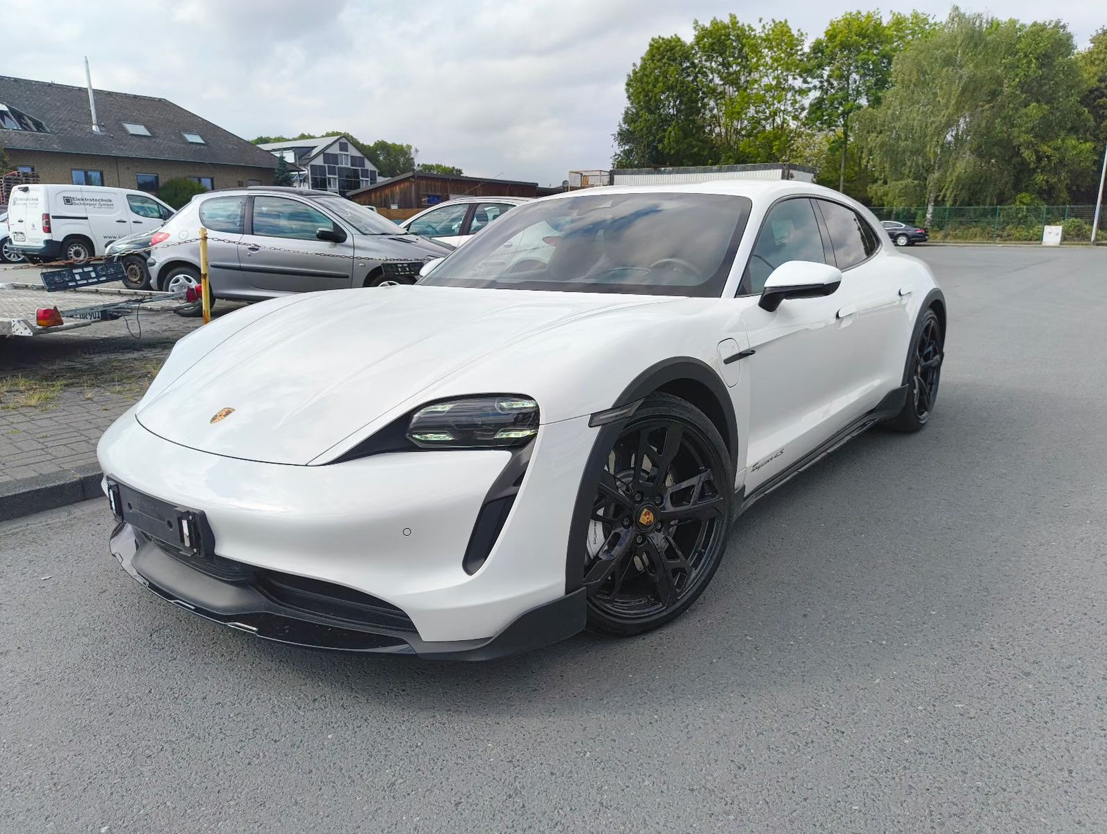 Porsche Taycan 4S Cross Turismo HeadUp, Beifahrerdisplay imagem 2