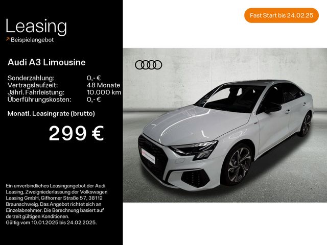 Audi A3 Limousine 30 TDI S-LINE*LED*AHK*VIRTUAL*SMART