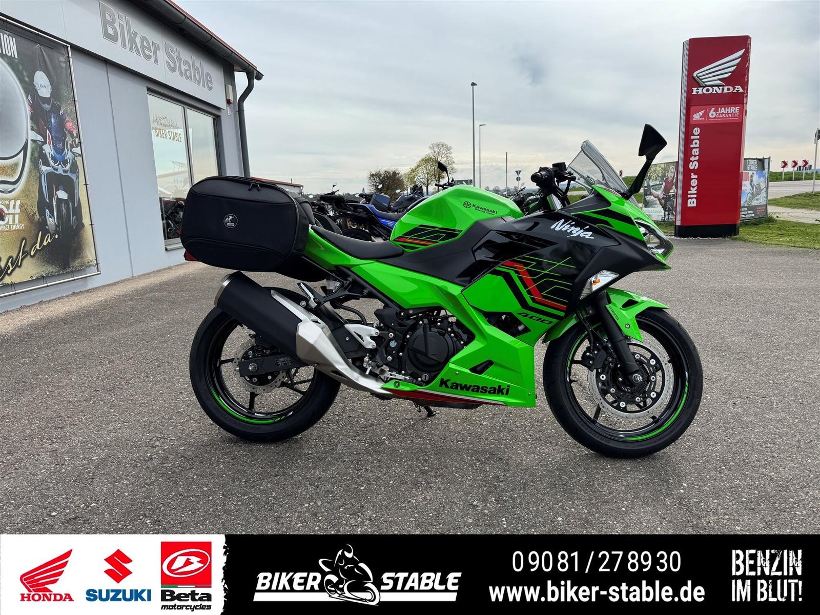 Kawasaki Ninja 400 Viel Zubehör, wenig Km, Kundendienst