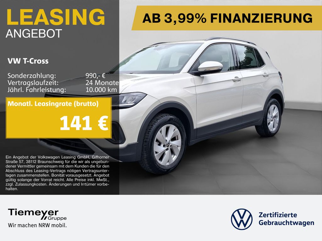 T-Cross 1.0 TSI LIFE ASSIST APP-CON LM16