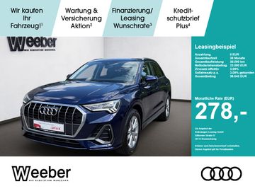 Audi Leasingangebot: Audi Q3 S line *AHK*NAVI*LED*SHZ*KESSY*5J GAR AHK