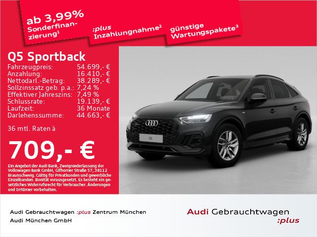 Audi Q5 Sportback 40 TFSI qu. S tronic S line Pano/AC