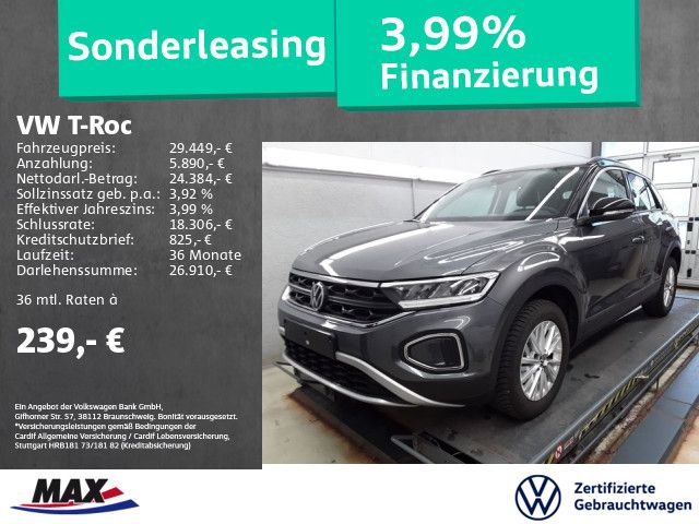 Volkswagen T-Roc 1.5 TSI DSG LIFE LED+KAMERA+NAV+ALU+SITZHZ