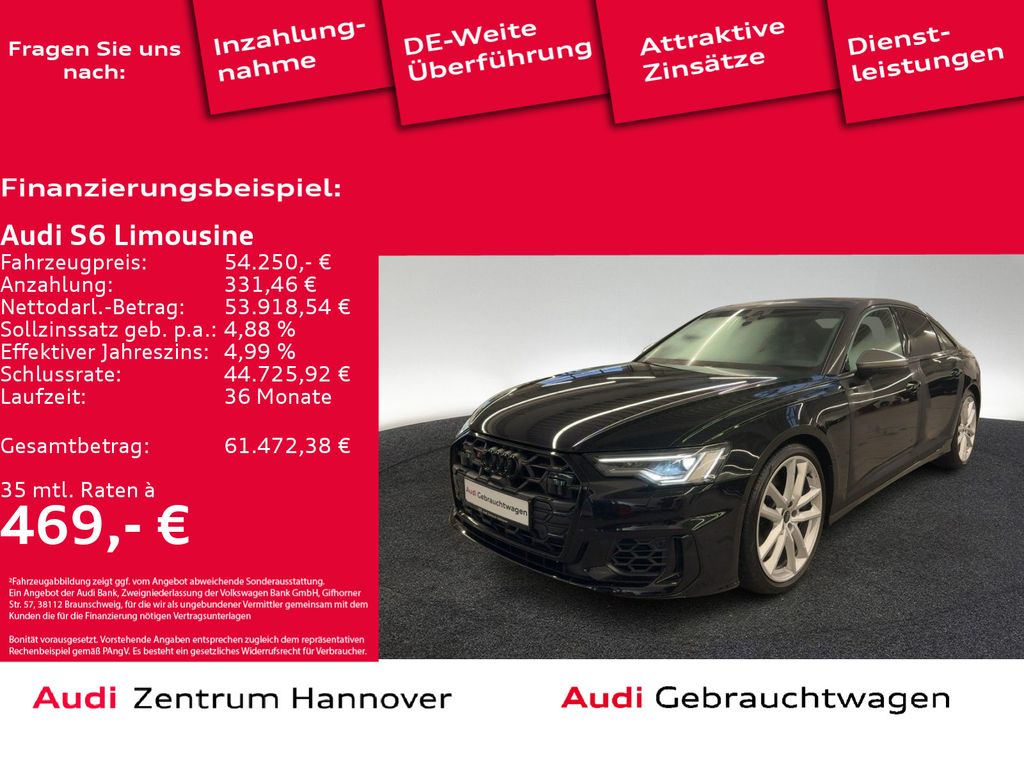 Audi S6 Limousine 3.0 TDI quattro Head-Up Standh Pano