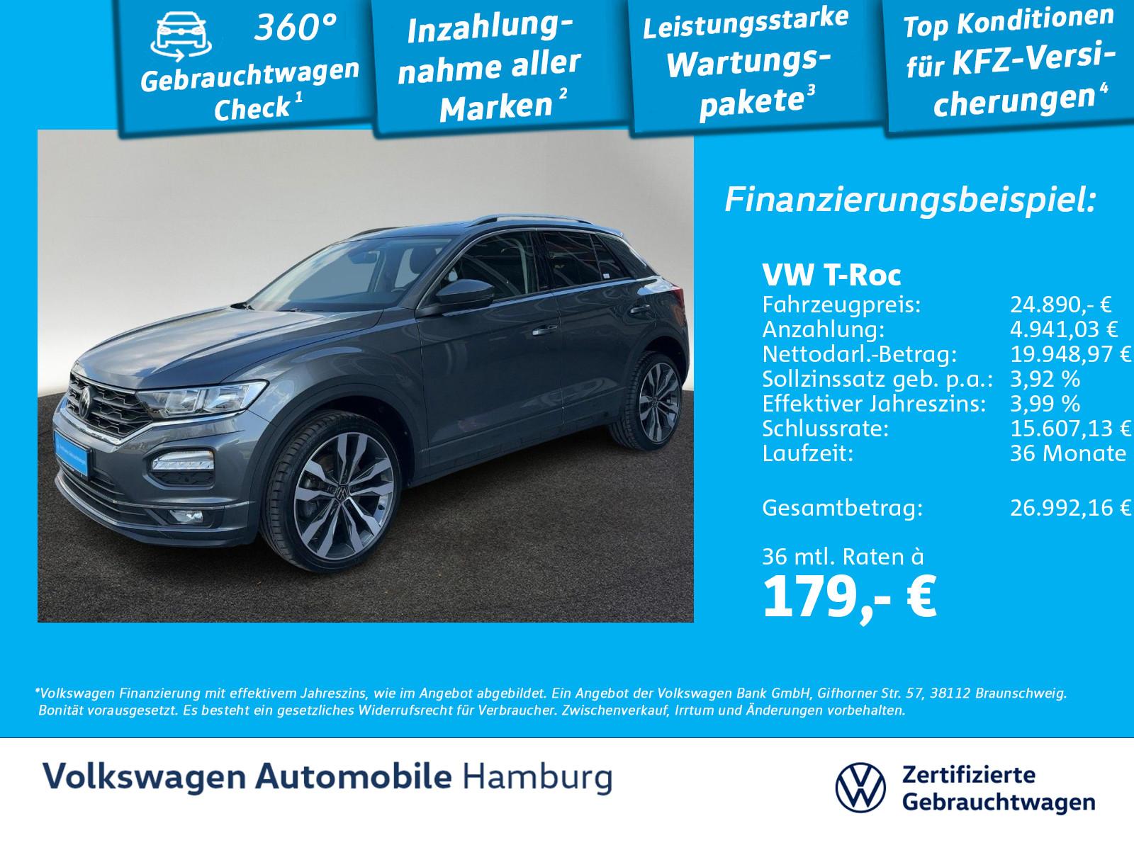 Volkswagen T-Roc 1.5 TSI Active DSG R-Line Navi Pano Kamera