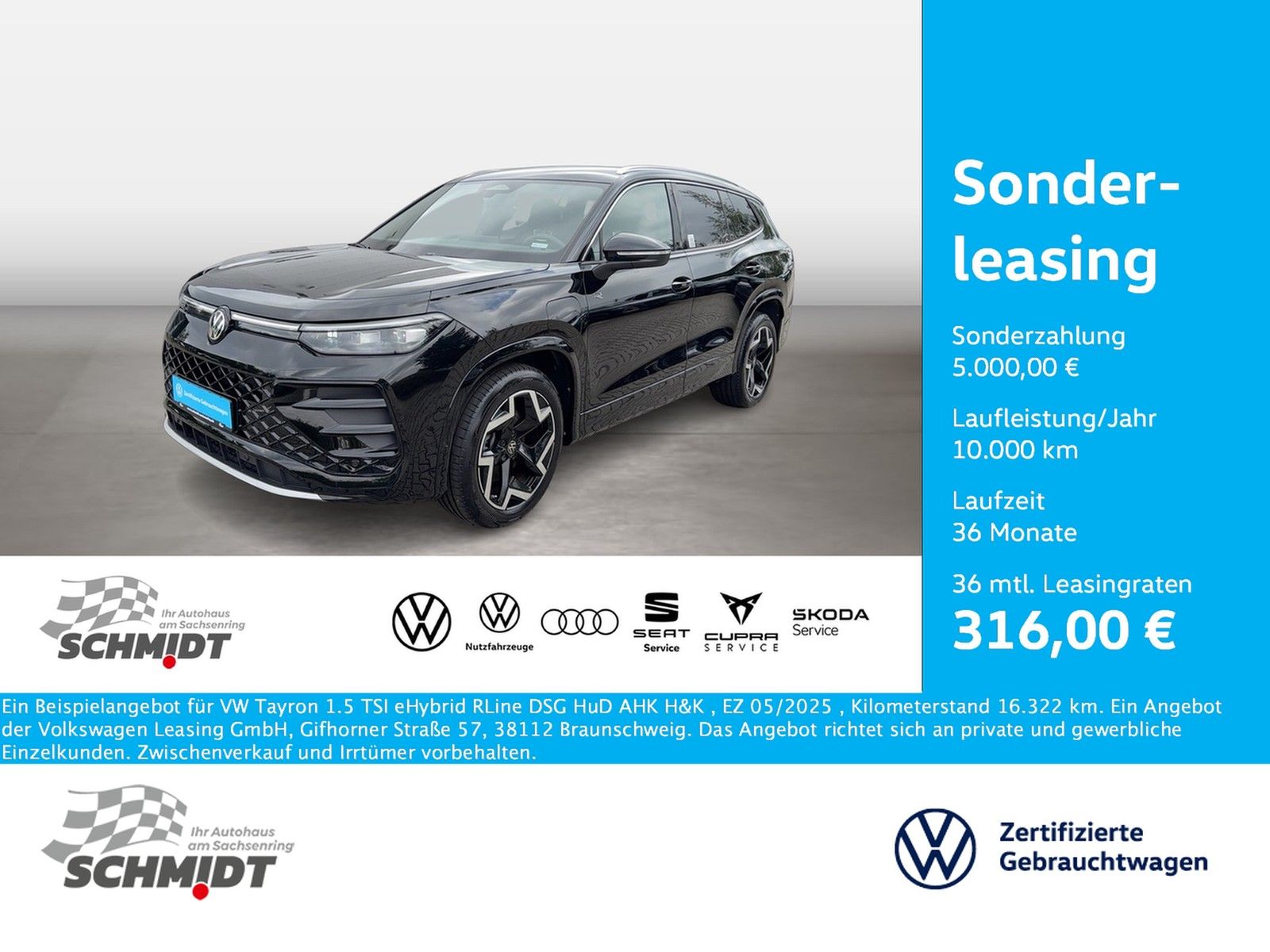 Volkswagen Tayron 1.5 TSI eHybrid RLine DSG HuD AHK H&K imagem 2