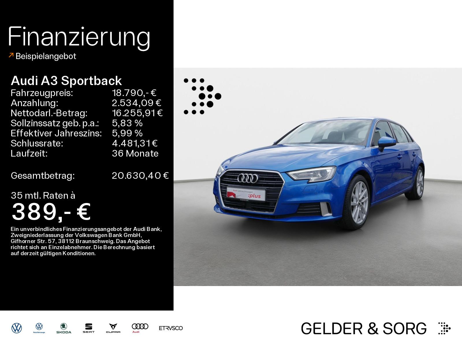 Audi A3 Sportback 2.0 TDI Navigation*Sound*GRA