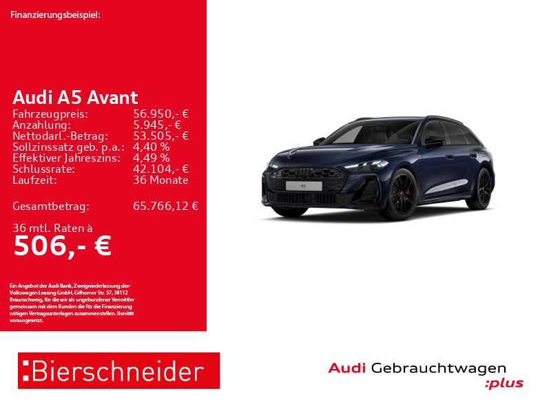 Audi A5 Avant e-hybrid qu S-Line AHK MATRIX HuD B&O imagem 2