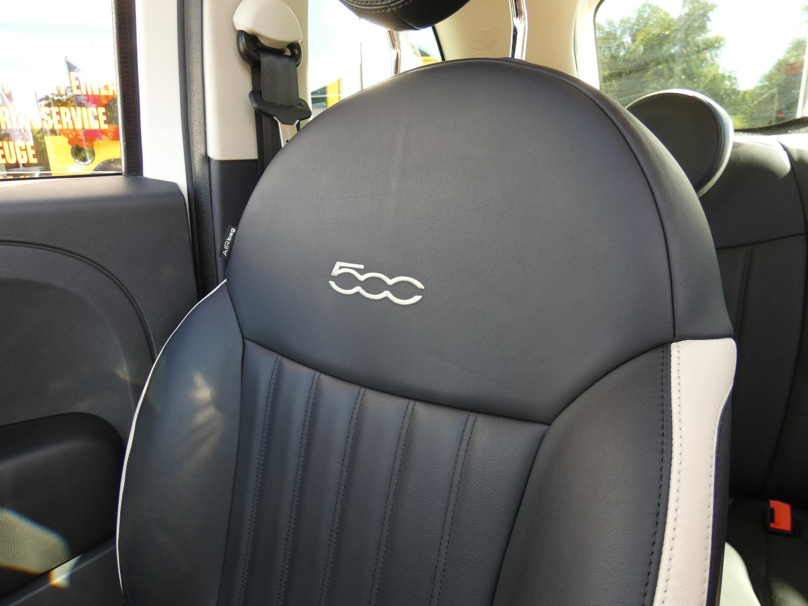 Fiat 500 Anniversario Glas-Schiebedach LED NAVI PDC