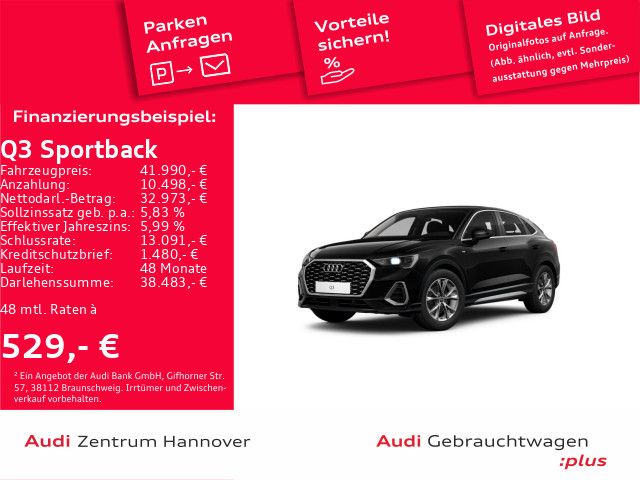 Audi Q3 Sportback S line 35 TFSI Kamera ACC Navi LED