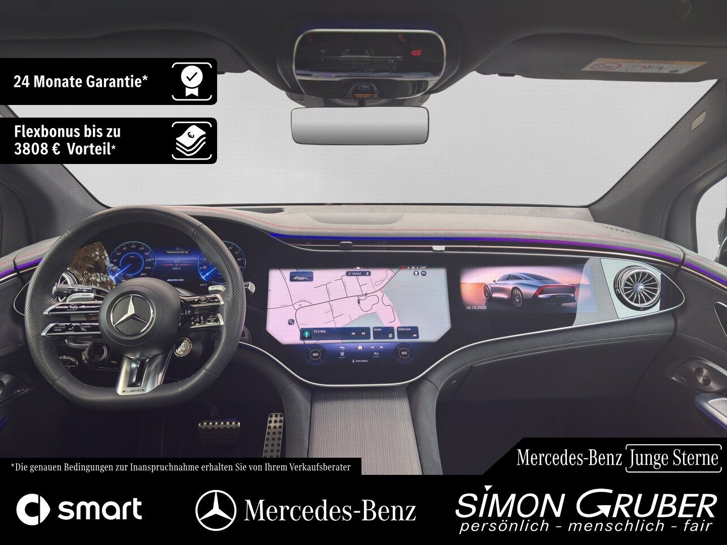 Fahrzeugabbildung Mercedes-Benz EQE 43 4M SUV AMG Night Pano HUD Sitzklima Nappa
