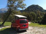 Volkswagen Camper mit Aufstelldach - VW-Bus, T5 Transporter - Volkswagen: Kleinbus, mit Aufstelldach