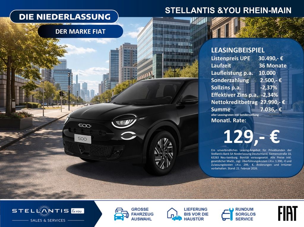 Fiat 600 Business Edition 1.2 Mild-Hybrid 110 PS