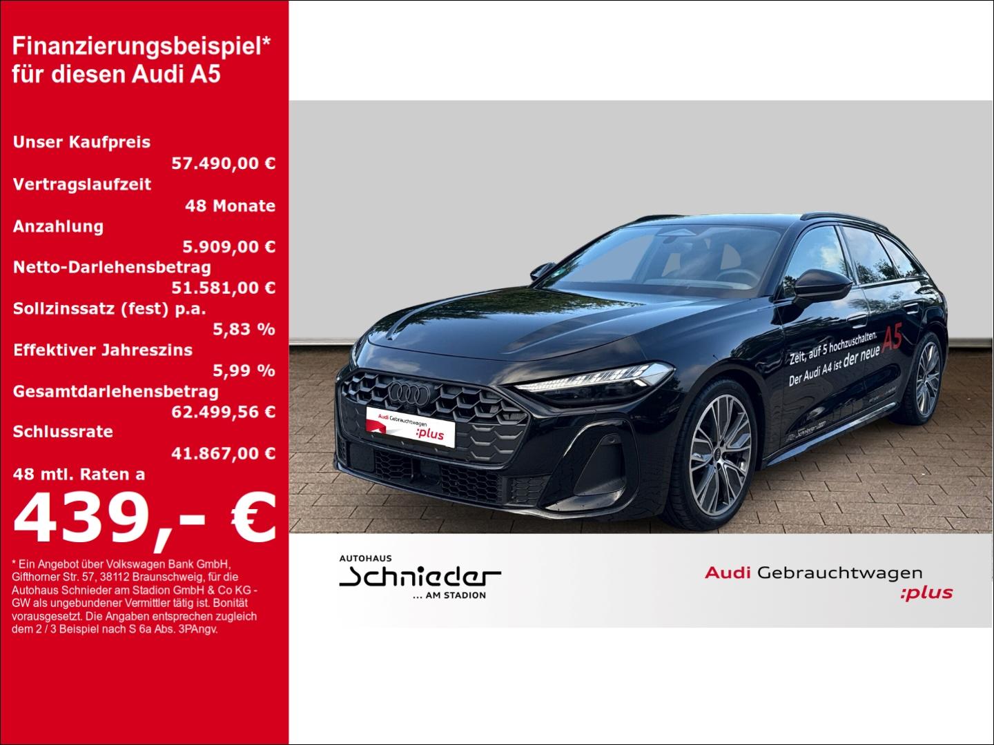 Audi A5 Avant 2.0 TDI quattro HUD+NAVI+LEDER+VIRTUAL