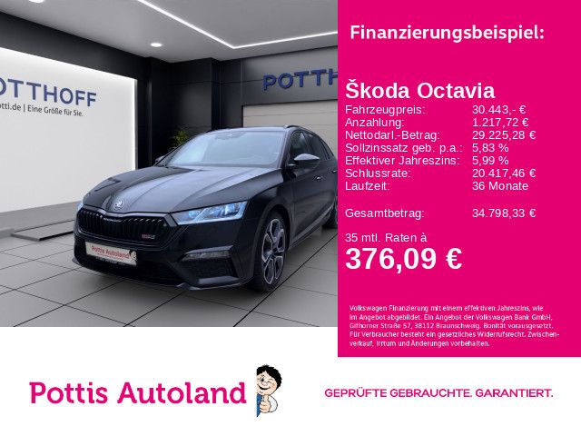 Skoda Octavia Combi 2.0 TDI DSG RS PLUS PANO AHK KAMER