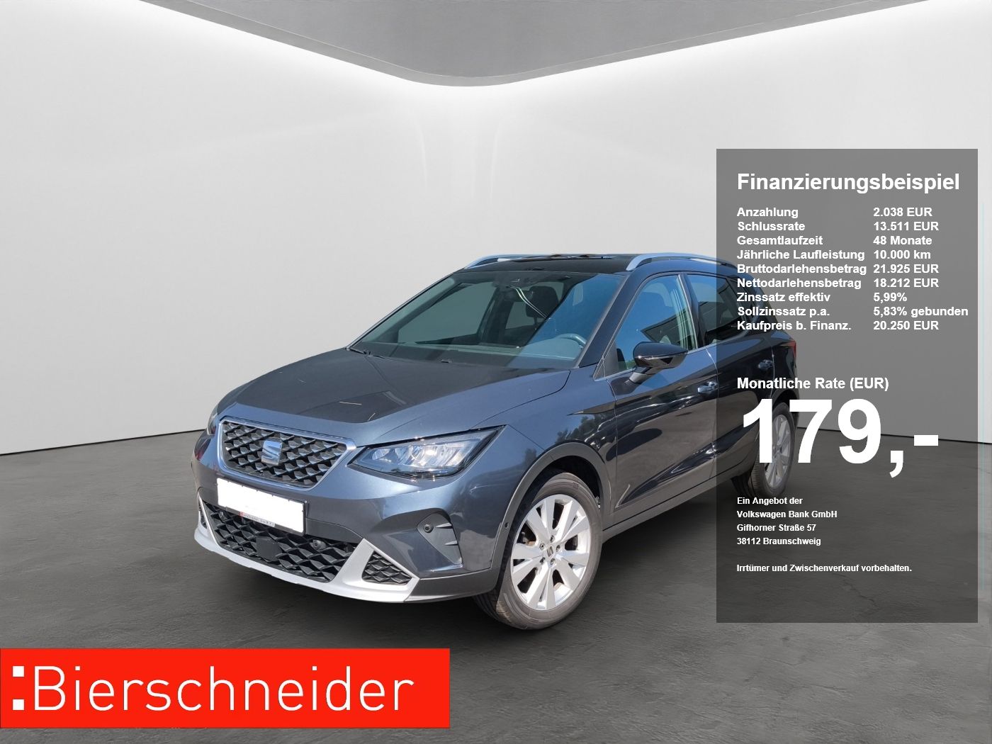 Seat Arona 1.0 TSI Xperience AHK+LED+KAMERA+PARKLENK+