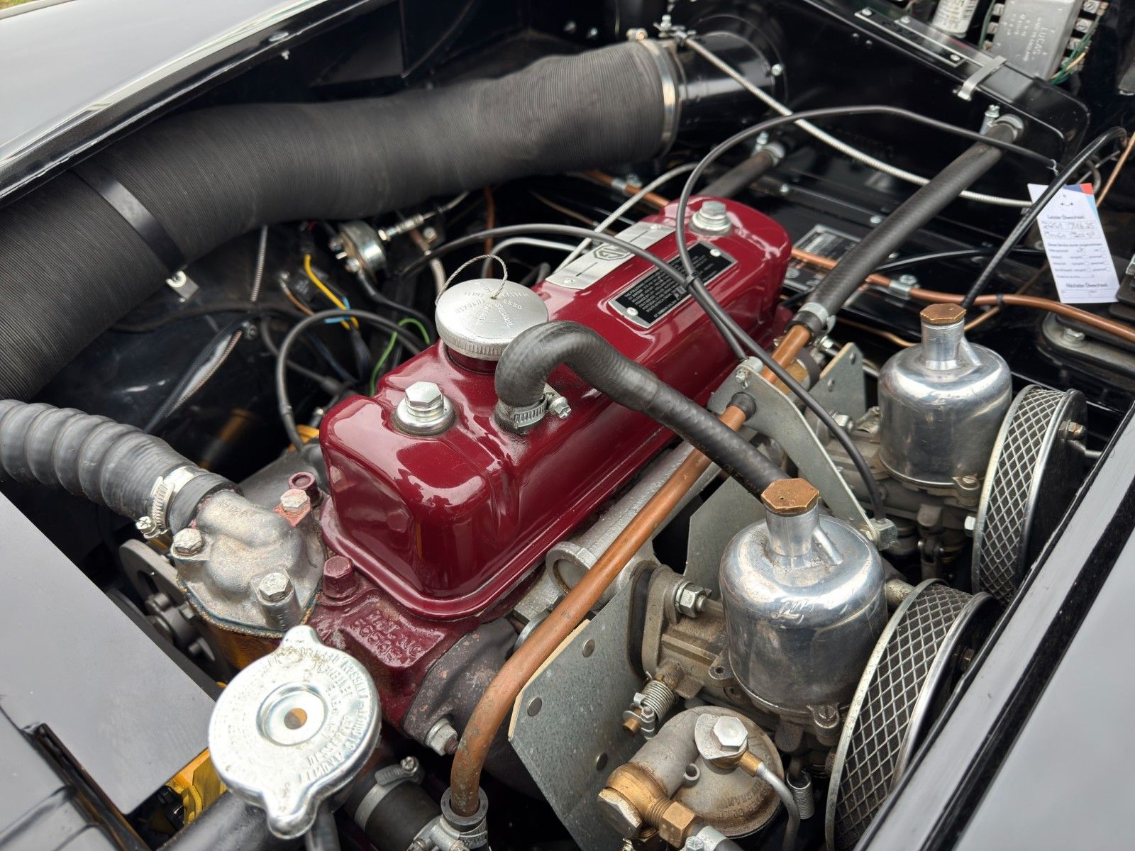 Fahrzeugabbildung MG MGA 1600 ROADSTER FRAME OFF COGNAC LEDER