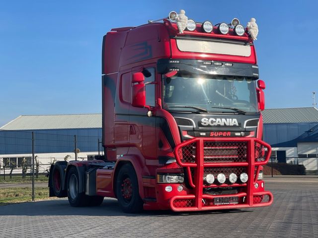 Scania R580 V8 FULL AIR, BOOGIE, LEATHER, RETARDER, EUR